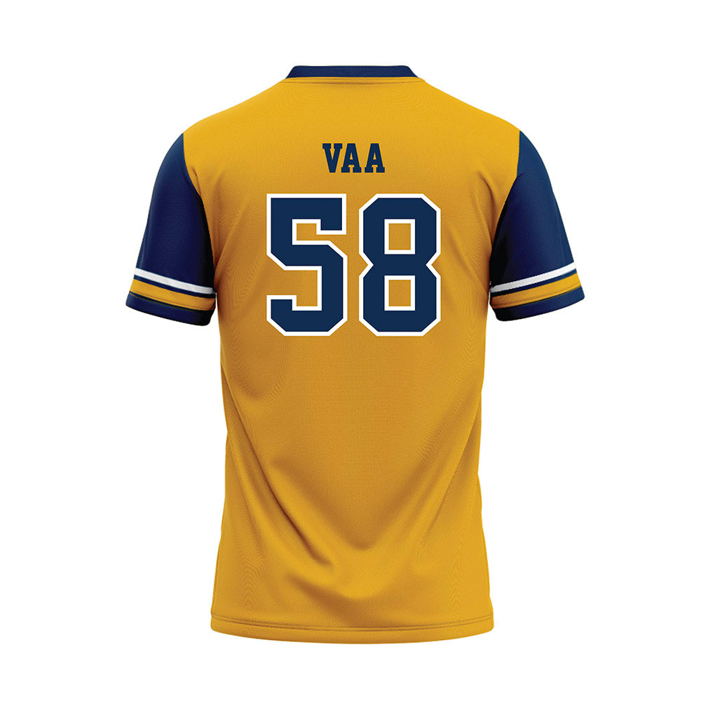 UTC - NCAA Football : Christian Vaa - Gold Jersey-1