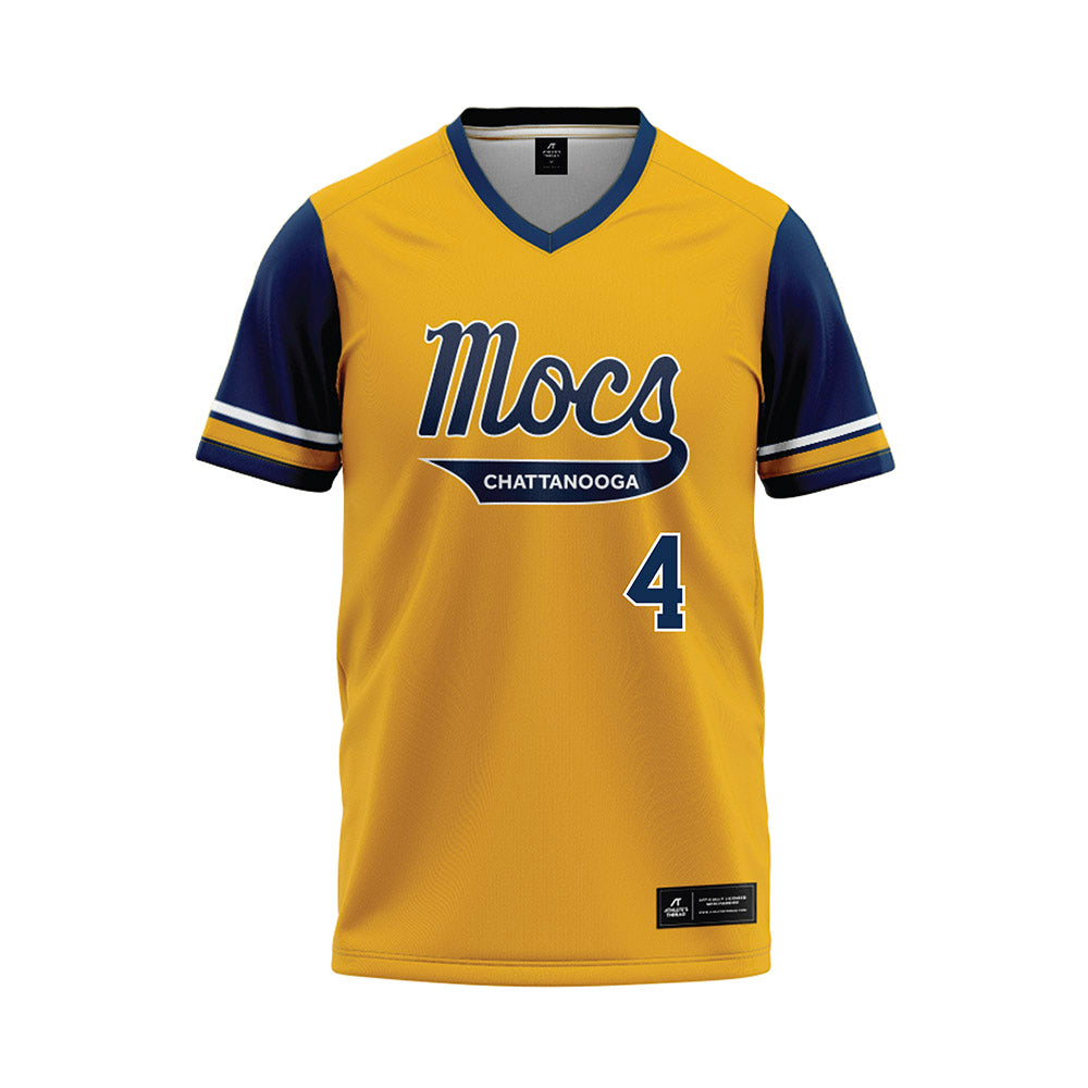 UTC - NCAA Men's Basketball : Zachary Bleshoy - Gold Jersey-0