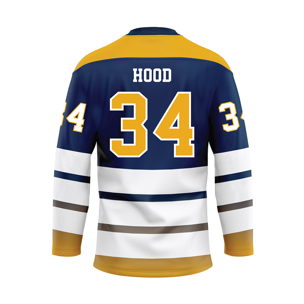 UTC - NCAA Football : Jett Hood - Blue Hockey Jersey-1