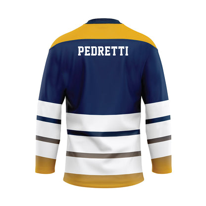 UTC - NCAA Women's Tennis : Emma Pedretti - Blue Hockey Jersey-1