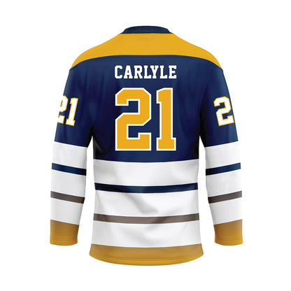 UTC - NCAA Softball : Izzy Carlyle - Blue Hockey Jersey-1