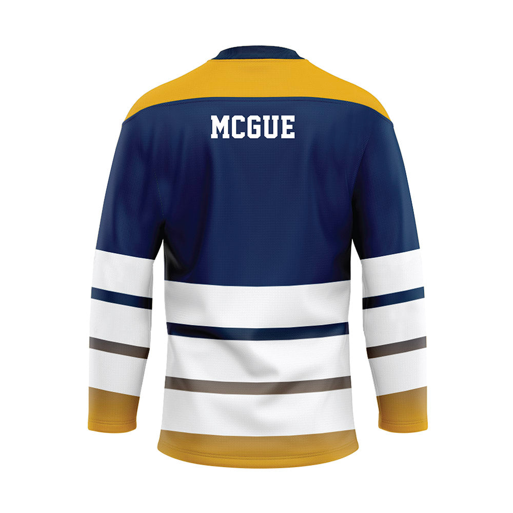 UTC - NCAA Women's Track & Field : Ava Mcgue - Blue Hockey Jersey-1