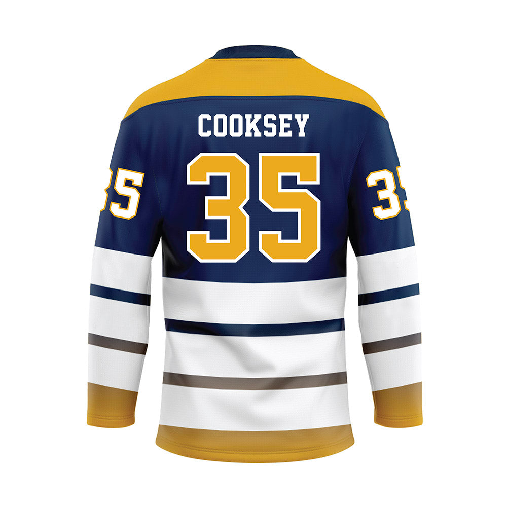 UTC - NCAA Football : Martez Cooksey - Blue Hockey Jersey-1