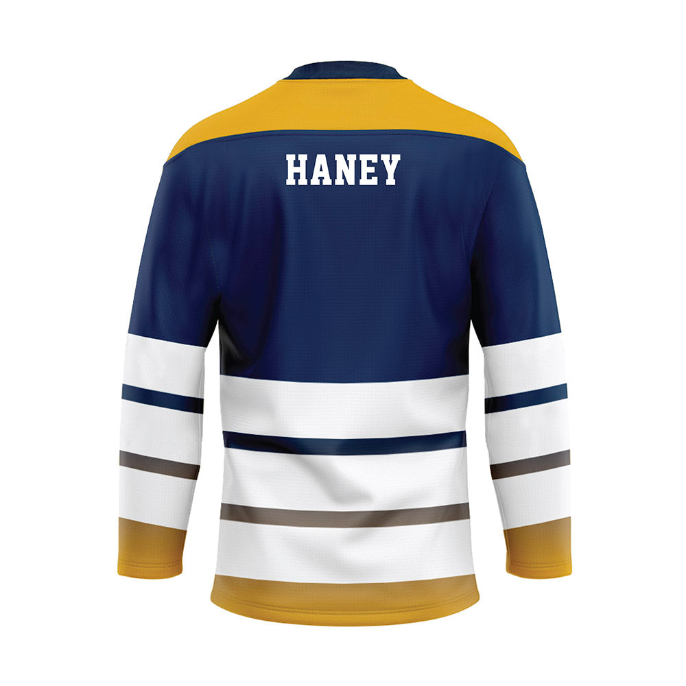 UTC - NCAA Women's Cross Country : Norah Haney - Blue Hockey Jersey-1