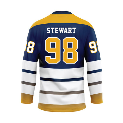 UTC - NCAA Football : David Stewart - Blue Hockey Jersey-1