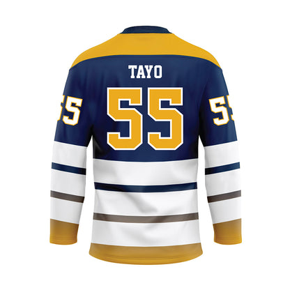 UTC - NCAA Football : Ky Tayo - Blue Hockey Jersey-1