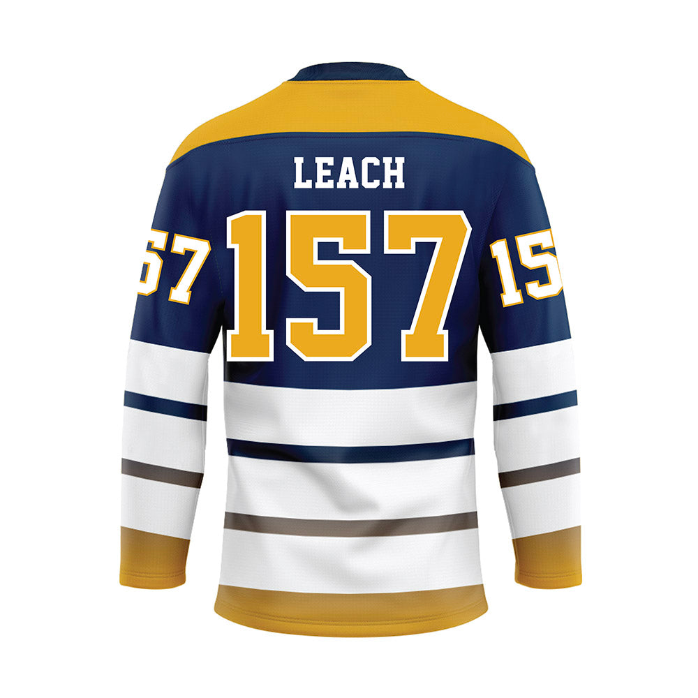 UTC - NCAA Wrestling : Brayden Leach - Blue Hockey Jersey-1