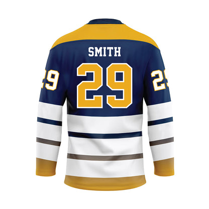 UTC - NCAA Football : Amaari Smith - Blue Hockey Jersey-1