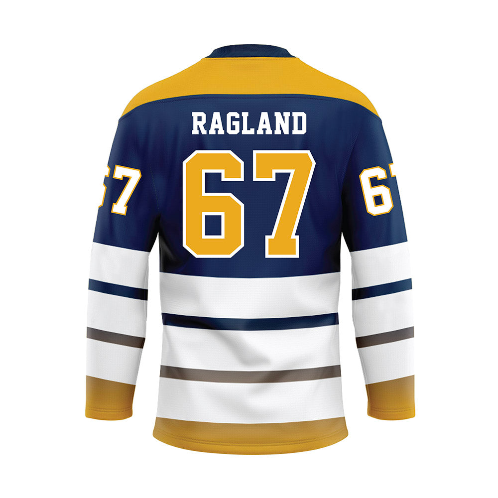UTC - NCAA Football : Tyrell Ragland - Blue Hockey Jersey-1