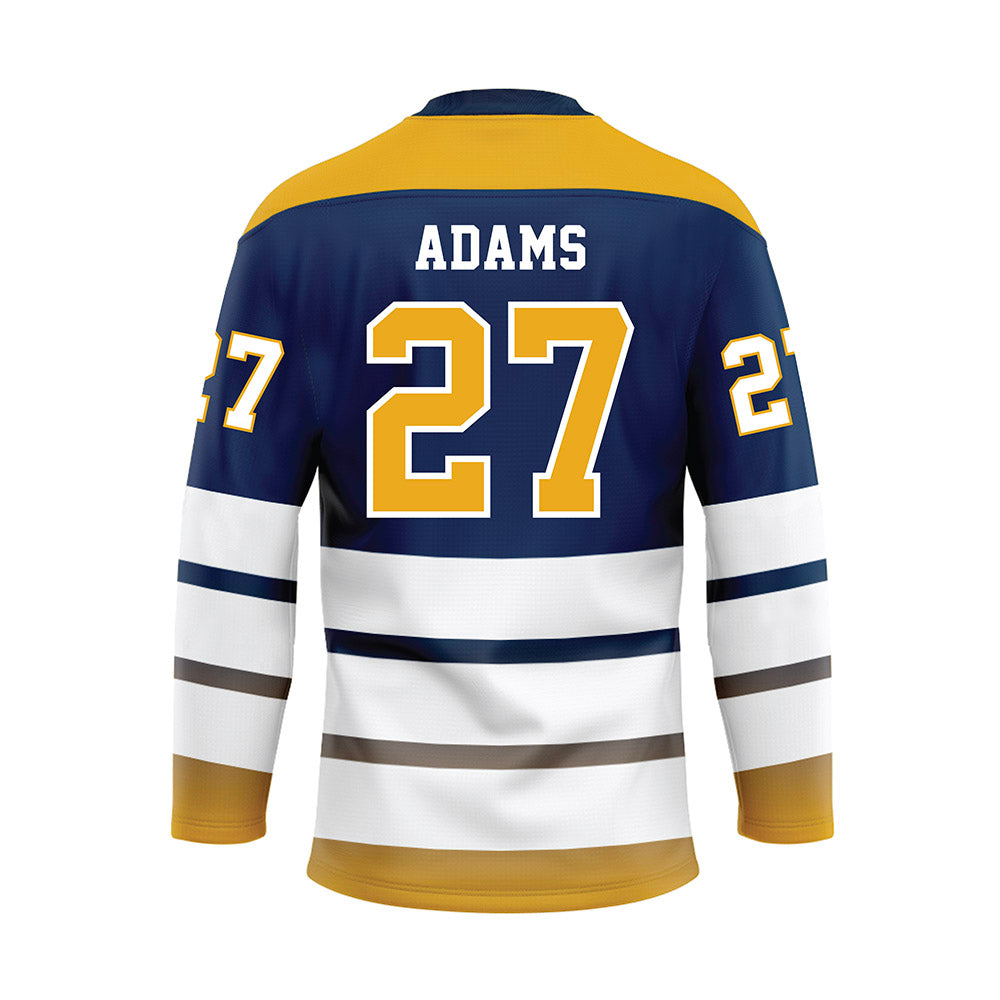UTC - NCAA Football : Devante Adams - Blue Hockey Jersey-1