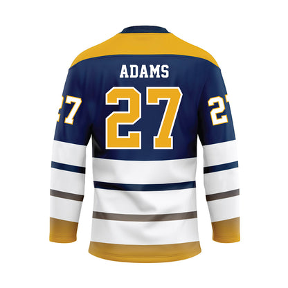 UTC - NCAA Football : Devante Adams - Blue Hockey Jersey-1