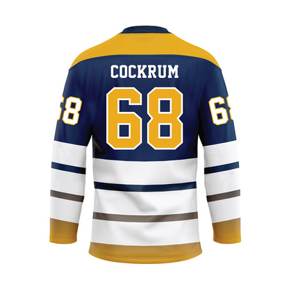 UTC - NCAA Football : KErius Cockrum - Blue Hockey Jersey-1