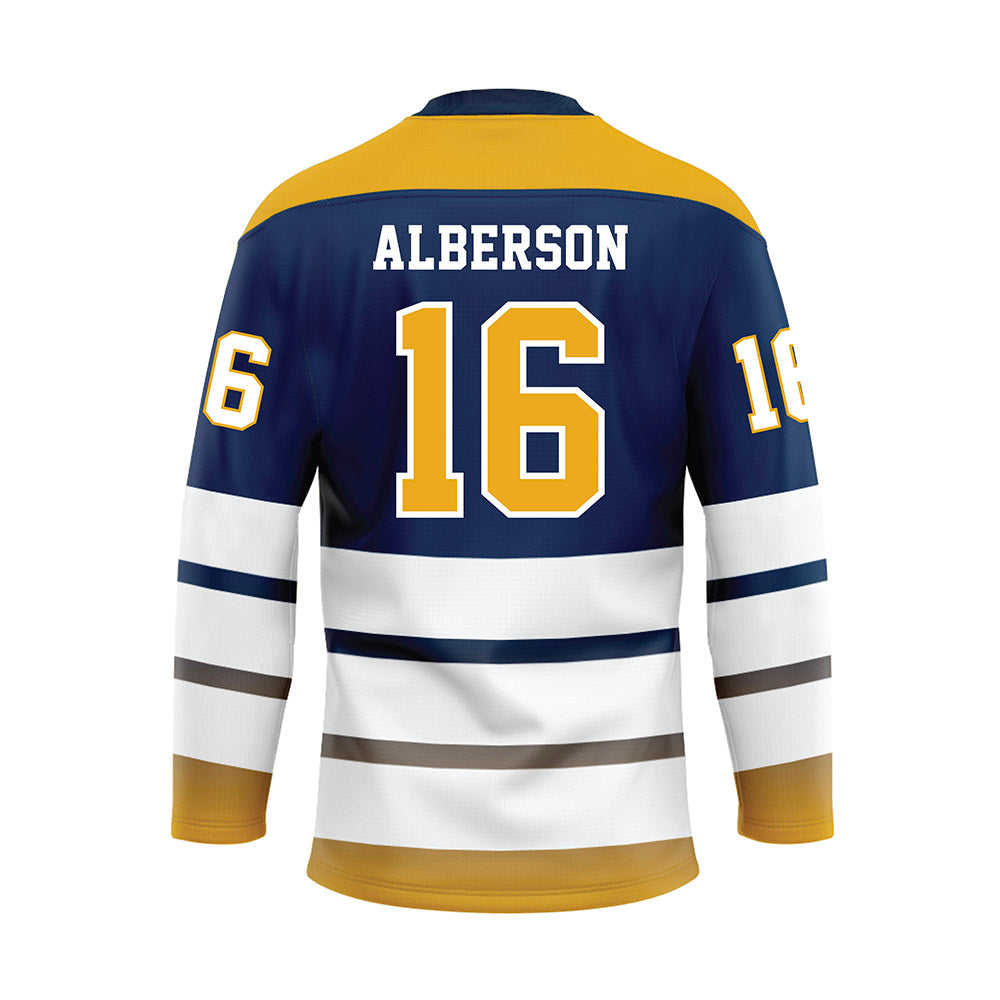 UTC - NCAA Football : Battle Alberson - Blue Hockey Jersey-1