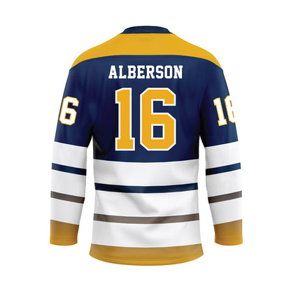 UTC - NCAA Football : Battle Alberson - Blue Hockey Jersey-1