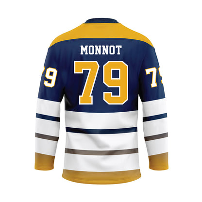 UTC - NCAA Football : Dave Monnot - Blue Hockey Jersey-1