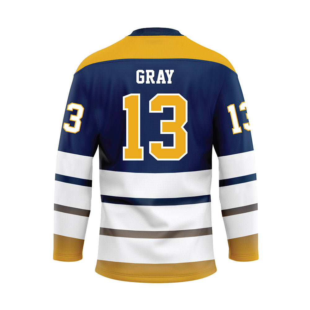 UTC - NCAA Football : Hudson Gray - Blue Hockey Jersey-1