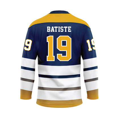 UTC - NCAA Football : Jeremiah Batiste - Blue Hockey Jersey-1