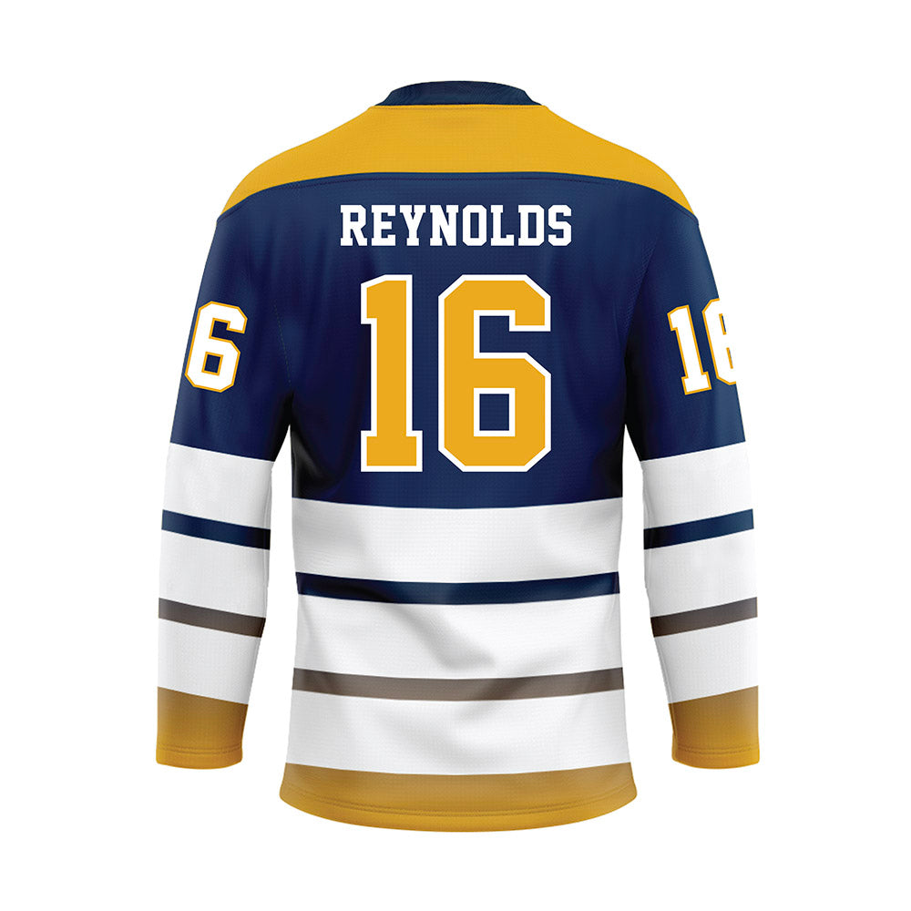 UTC - NCAA Women's Volleyball : Ashley Reynolds - Blue Hockey Jersey-1