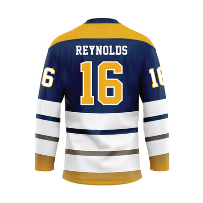 UTC - NCAA Women's Volleyball : Ashley Reynolds - Blue Hockey Jersey-1