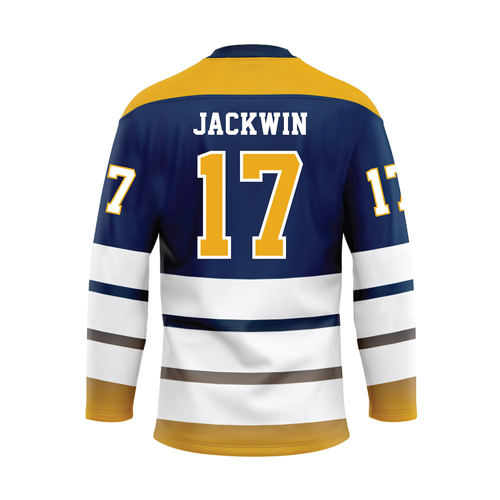 UTC - NCAA Women's Volleyball : Sydney Jackwin - Blue Hockey Jersey-1