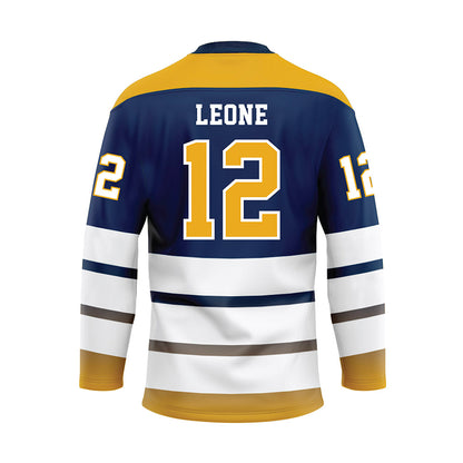 UTC - NCAA Softball : Mia Leone - Blue Hockey Jersey-1