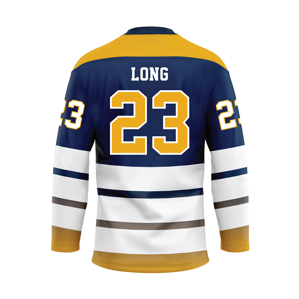 UTC - NCAA Softball : Taylor Long - Blue Hockey Jersey-1