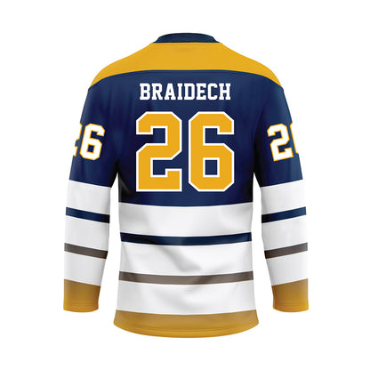 UTC - NCAA Men's Golf : Camden Braidech - Blue Hockey Jersey-1