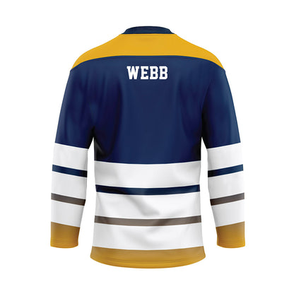 UTC - NCAA Women's Cross Country : Kolbee Webb - Blue Hockey Jersey-1