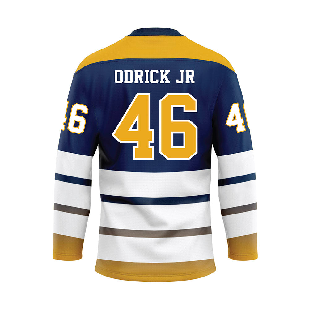 UTC - NCAA Football : Karl Odrick Jr - Blue Hockey Jersey-1