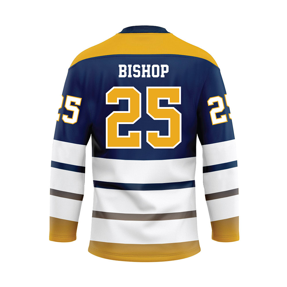 UTC - NCAA Football : Chayce Bishop - Blue Hockey Jersey-1