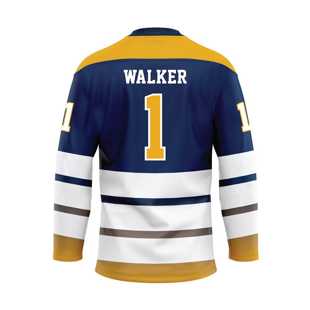UTC - NCAA Women's Volleyball : Addison Walker - Blue Hockey Jersey-1