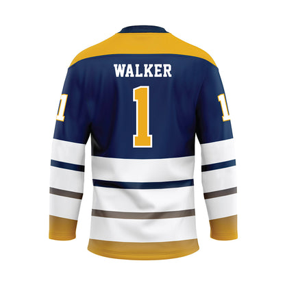 UTC - NCAA Women's Volleyball : Addison Walker - Blue Hockey Jersey-1