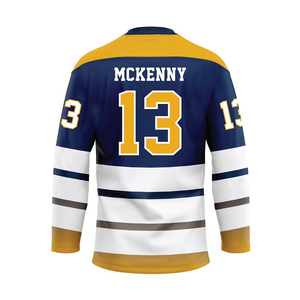 UTC - NCAA Beach Volleyball : Ashli McKenny - Blue Hockey Jersey-1