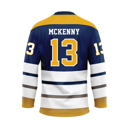 UTC - NCAA Beach Volleyball : Ashli McKenny - Blue Hockey Jersey-1