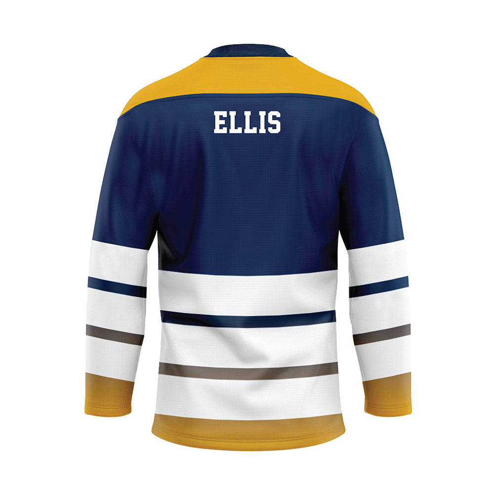 UTC - NCAA Women's Cross Country : Andrea Ellis - Blue Hockey Jersey-1