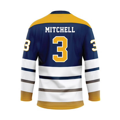 UTC - NCAA Football : Alex Mitchell - Blue Hockey Jersey-1