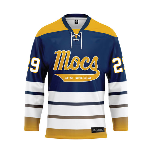 UTC - NCAA Football : Amaari Smith - Blue Hockey Jersey-0