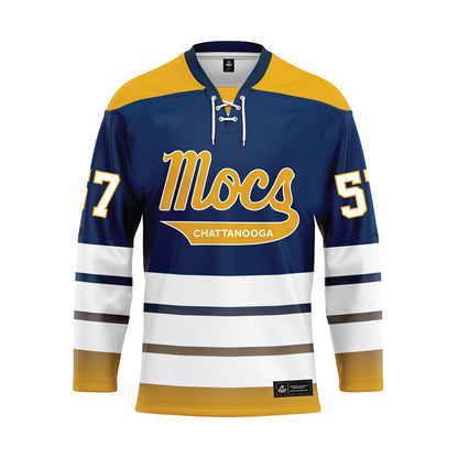 UTC - NCAA Football : Jamarr Jones - Blue Hockey Jersey-0