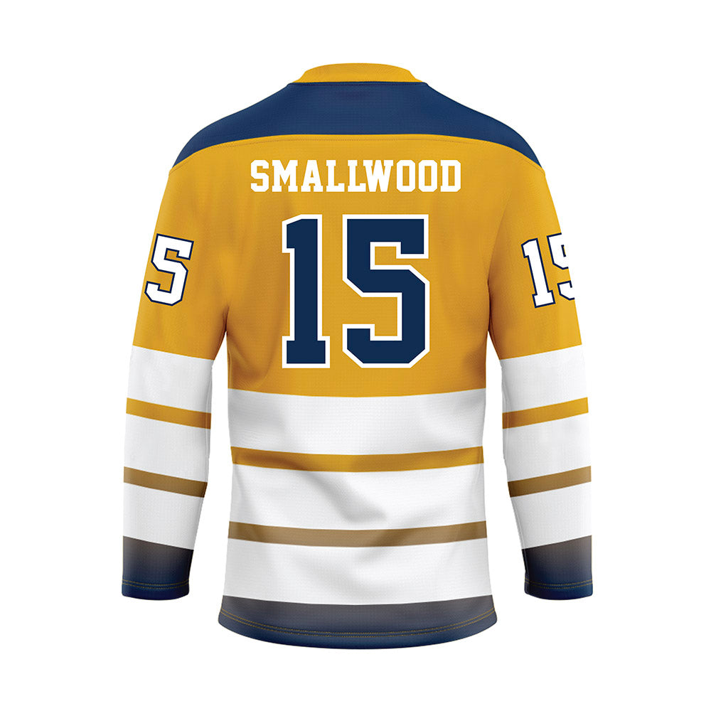 UTC - NCAA Football : Taylor Smallwood - Gold Hockey Jersey-1