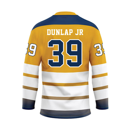 UTC - NCAA Football : Jarian Dunlap Jr - Gold Hockey Jersey-1