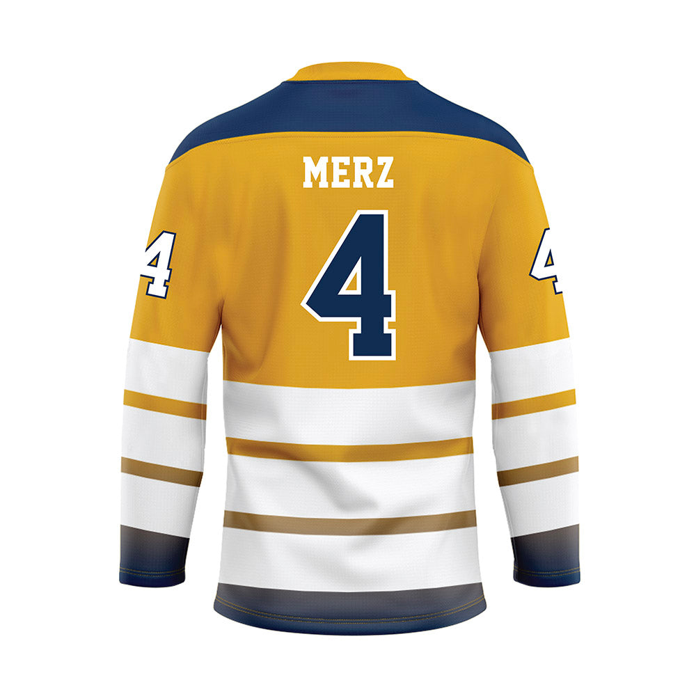 UTC - NCAA Women's Volleyball : Mallory Merz - Gold Hockey Jersey-1