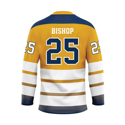 UTC - NCAA Football : Chayce Bishop - Gold Hockey Jersey-1