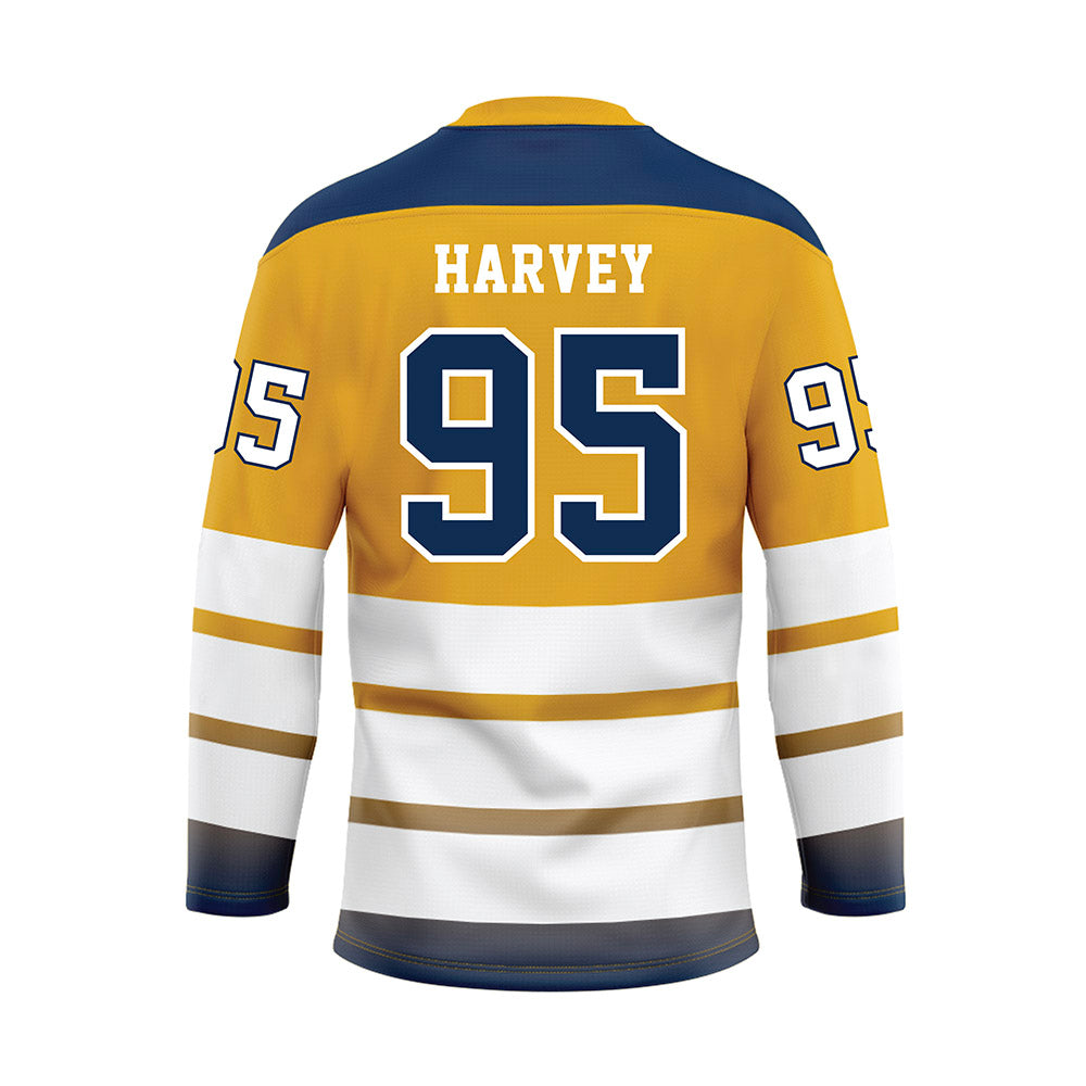 UTC - NCAA Football : Isaiah Harvey - Gold Hockey Jersey-1