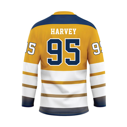 UTC - NCAA Football : Isaiah Harvey - Gold Hockey Jersey-1
