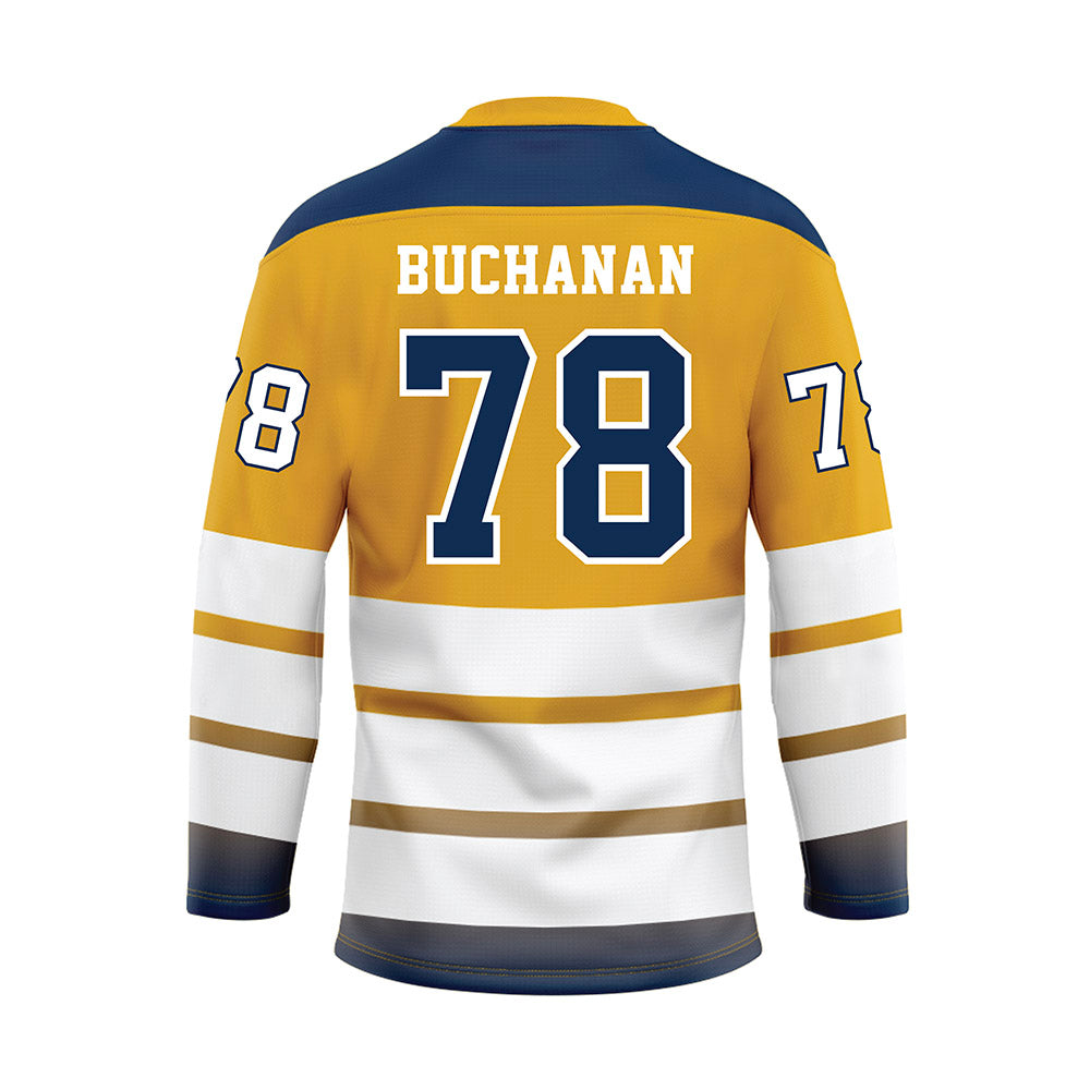 UTC - NCAA Football : Will Buchanan - Gold Hockey Jersey-1