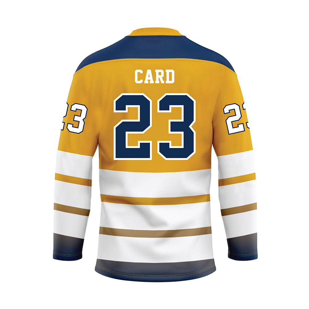 UTC - NCAA Women's Basketball : Ava Card - Gold Hockey Jersey-1