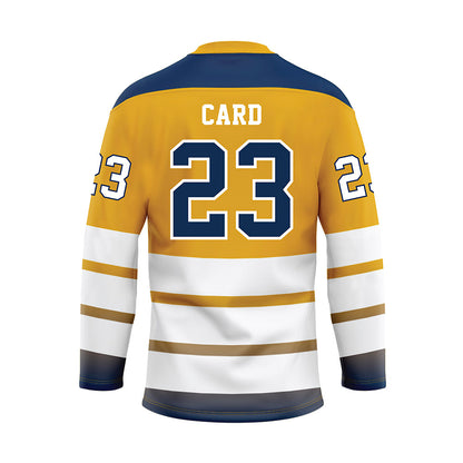 UTC - NCAA Women's Basketball : Ava Card - Gold Hockey Jersey-1