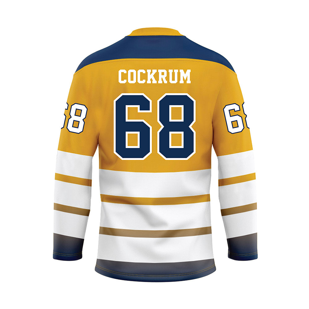 UTC - NCAA Football : KErius Cockrum - Gold Hockey Jersey-1