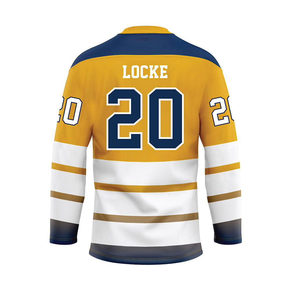 UTC - NCAA Football : Solomon Locke - Gold Hockey Jersey-1