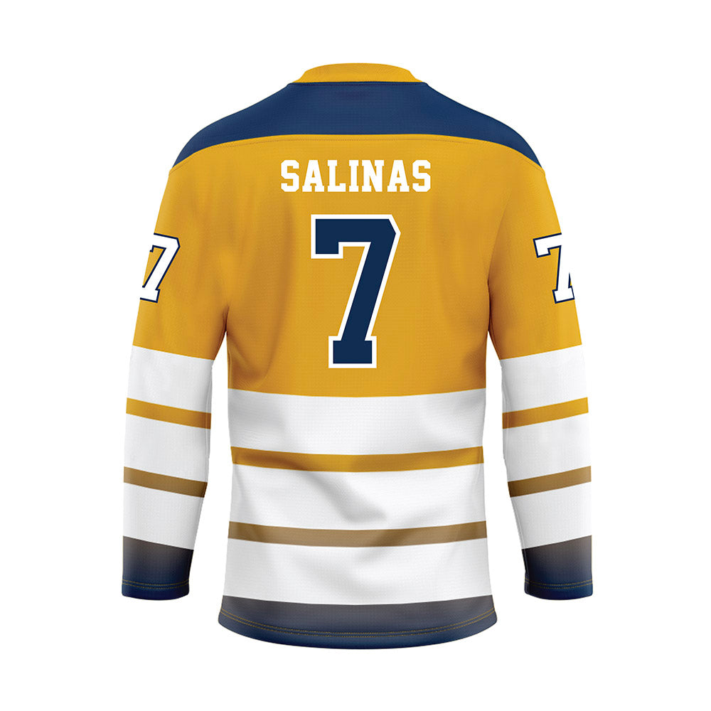 UTC - NCAA Women's Soccer : Clarissa Salinas - Gold Hockey Jersey-1